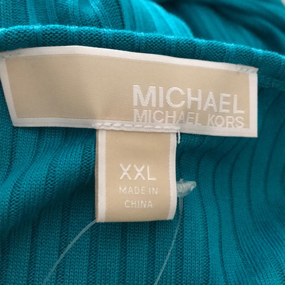 New PLUS SIZE Michael Kors Rib Knit Tank Dress - Picture 7 of 7